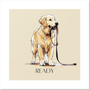 READY Golden Retriever Posters and Art